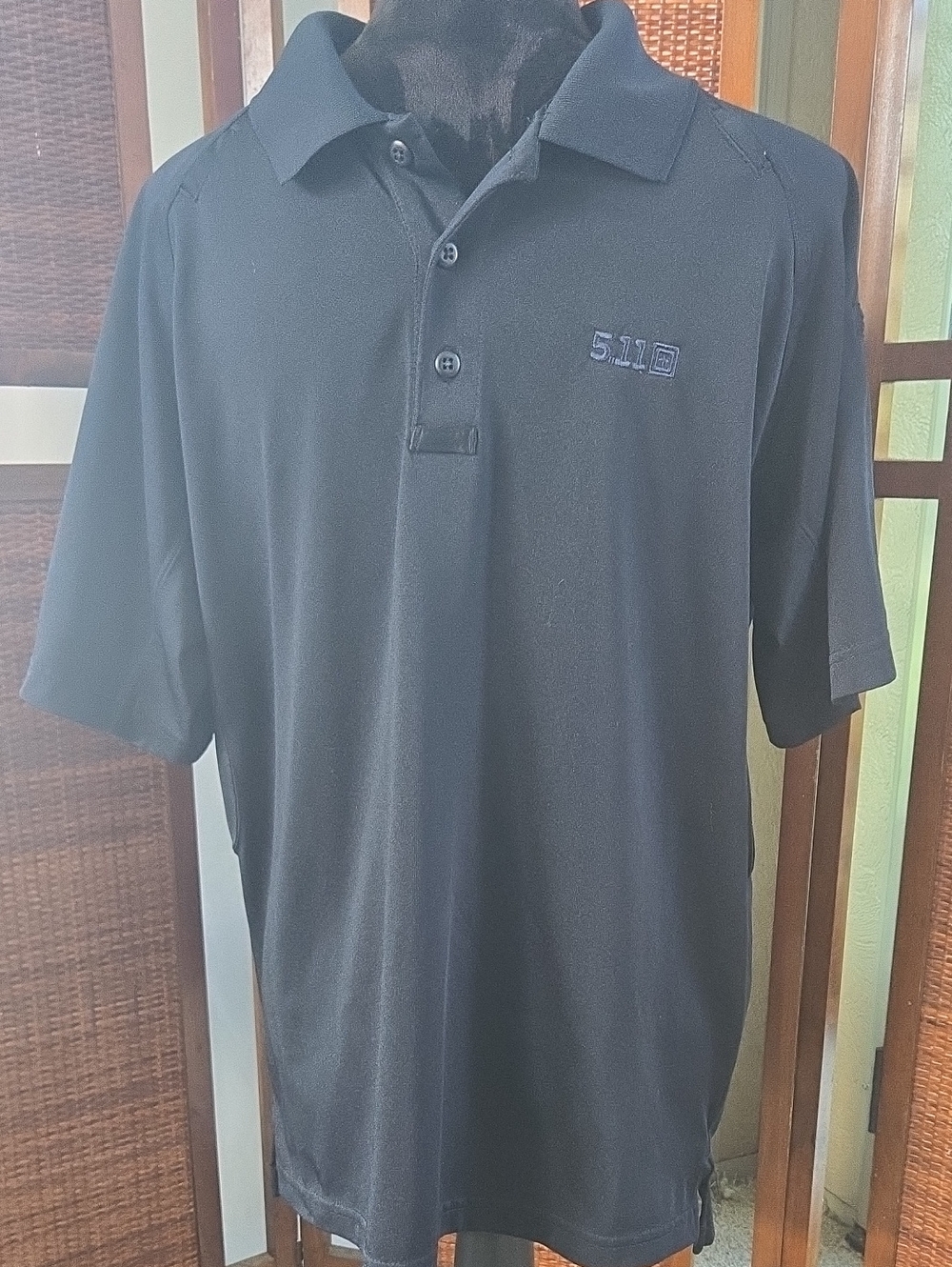 5.11 Tactical Men's Blue Polo with Subtle Logo